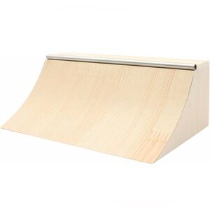 Wooden Fingerboard Ramp Handmade Pro Quarter Pipe Obstacles